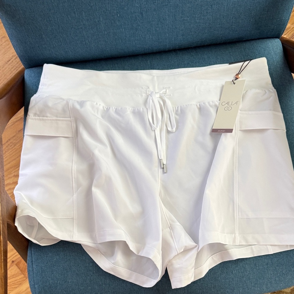CALIA by Carrie Underwood White Athletic Shorts